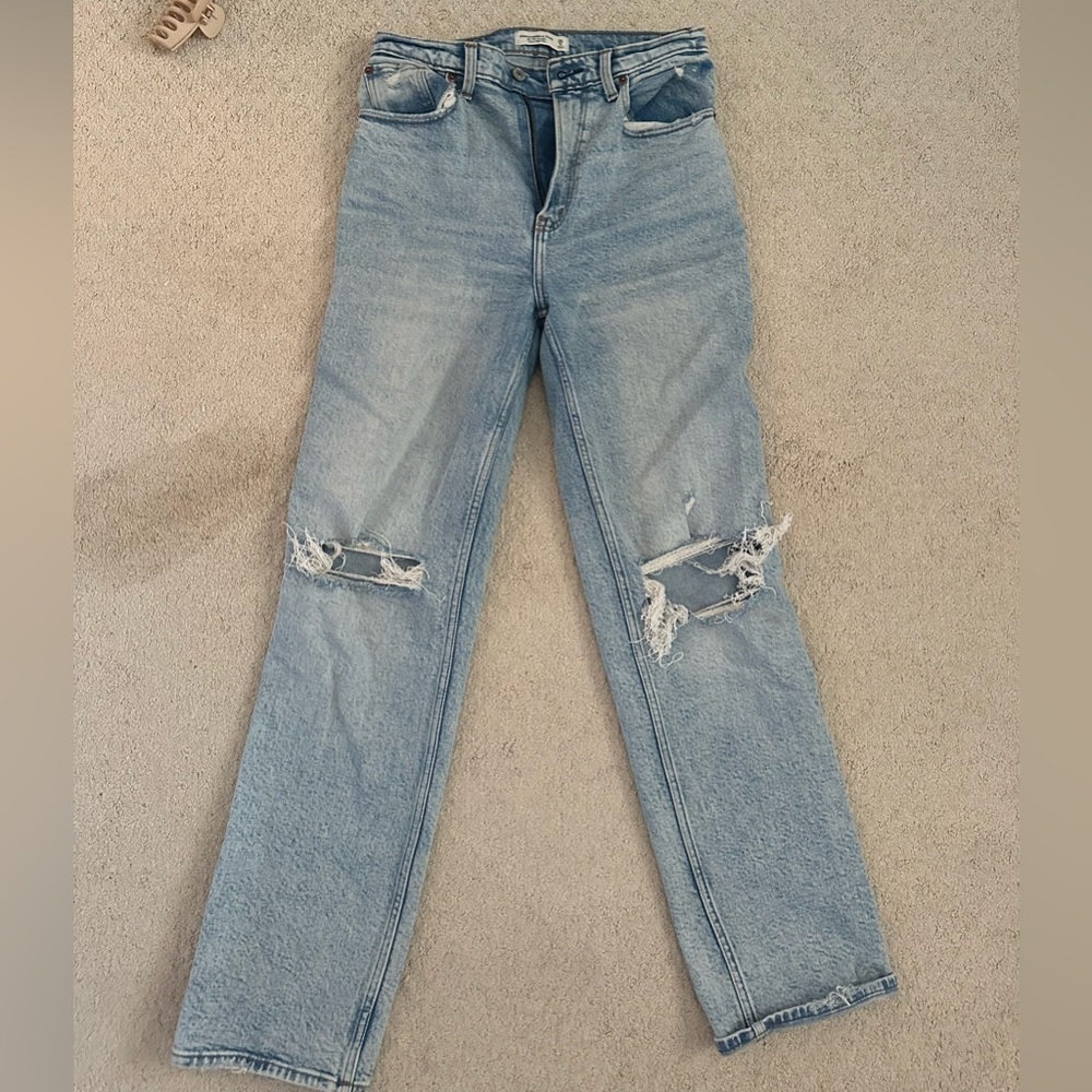 Abercrombie 90s ultra high rise jeans